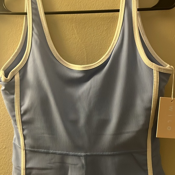 Wilo Short Ribbed Romper - Picture 4 of 8